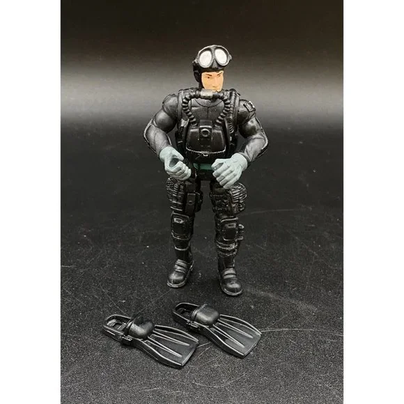 Excite US Navy Seal Figure Boat Raft Chap Mei Action Scuba Gear Camera - Picture 5 of 16